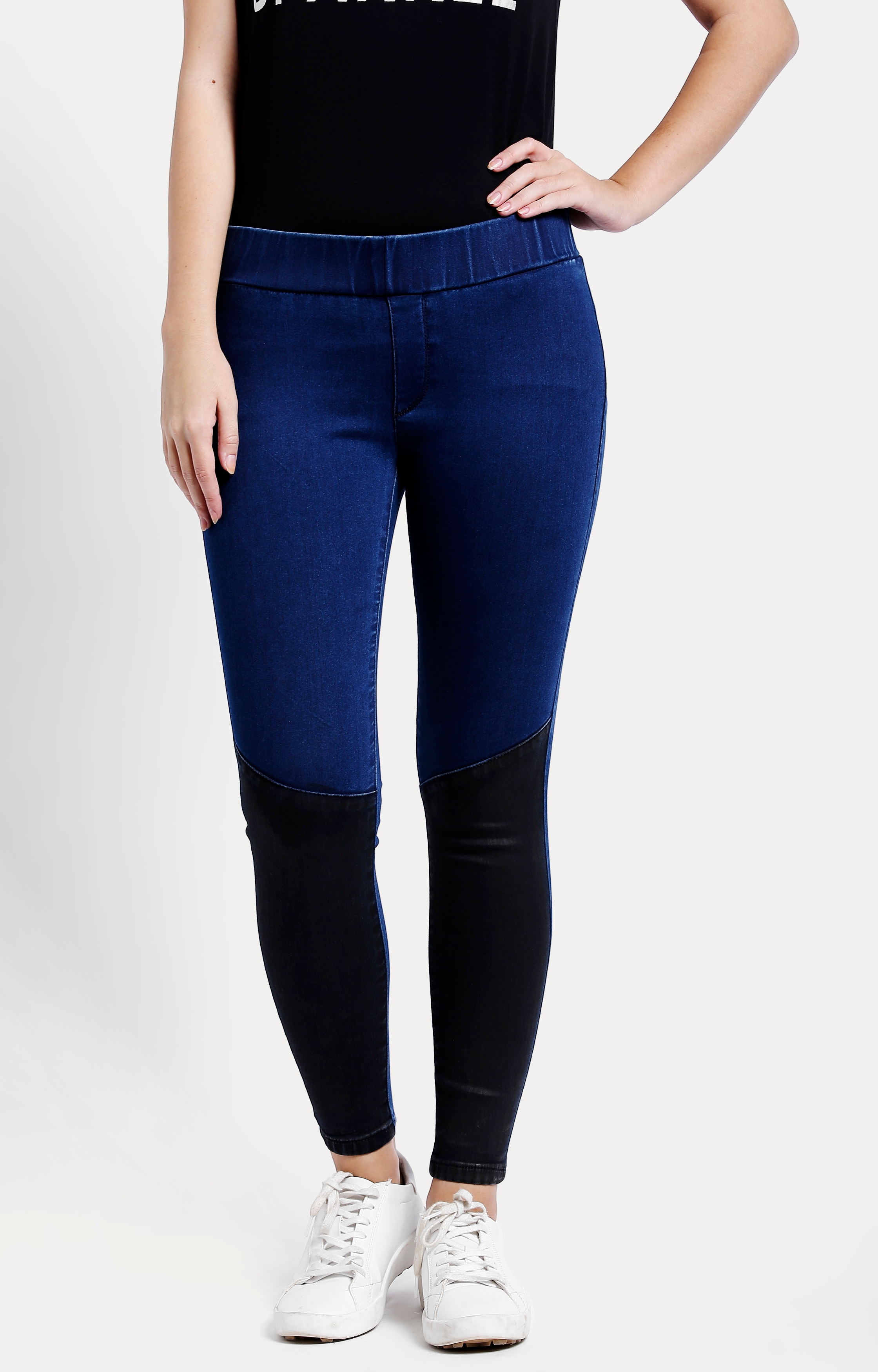 Pepe Jeans | Blue Solid Jeggings