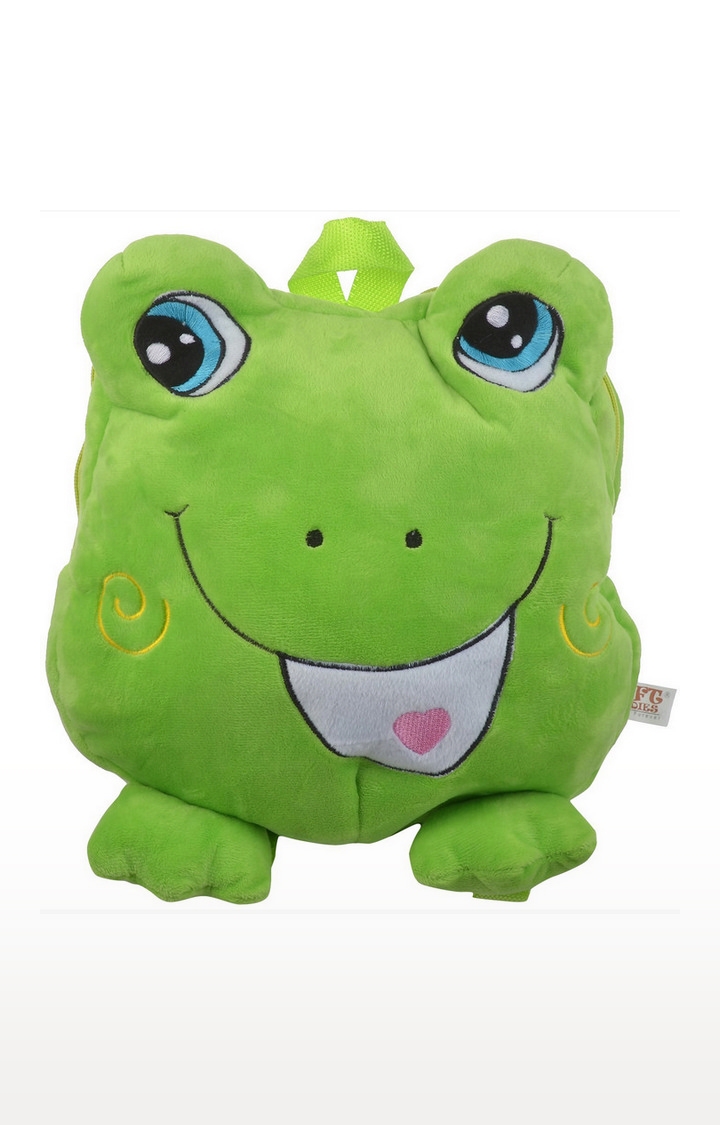 Mothercare | Soft Buddies Plush Character Shape Bag Frog