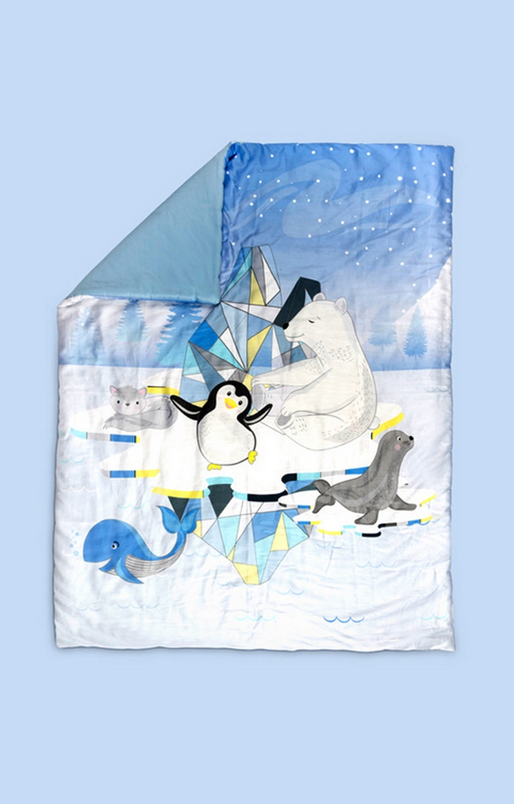 Mothercare | Fancy Fluff Organic Cot Comforter - Arctic