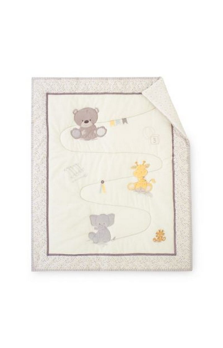 Mothercare | Teddy's Toy Box Cot Bed Quilt