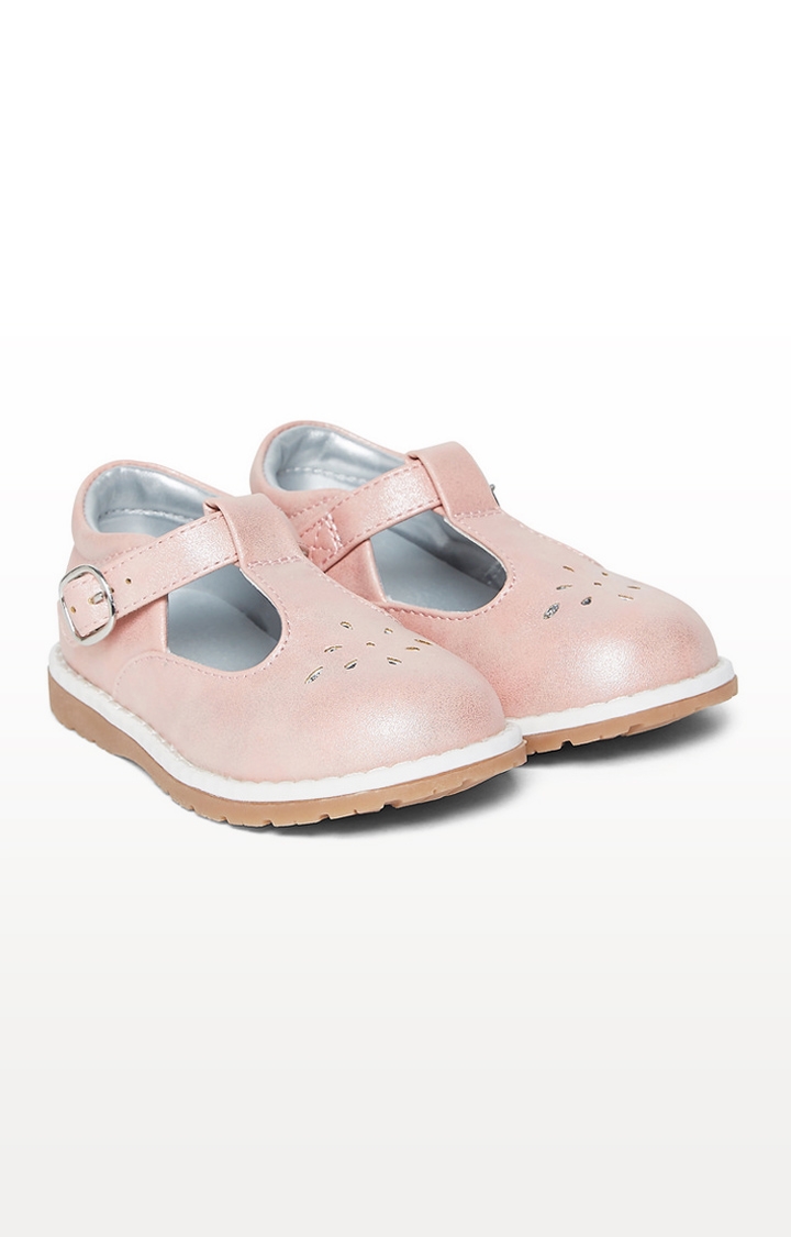 Mothercare | First Walkers Pink T-Bar Shoes