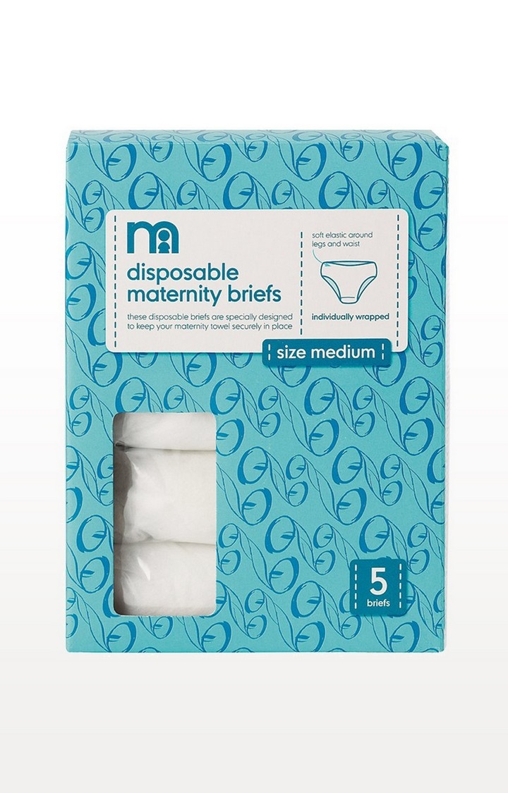 Mothercare | White Disposable Maternity Briefs (Small) - Pack of 5