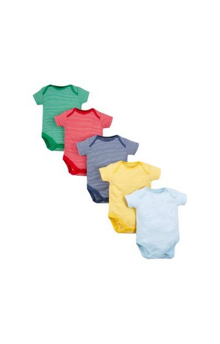 Mothercare | Stripe Bodysuits - 5 Pack