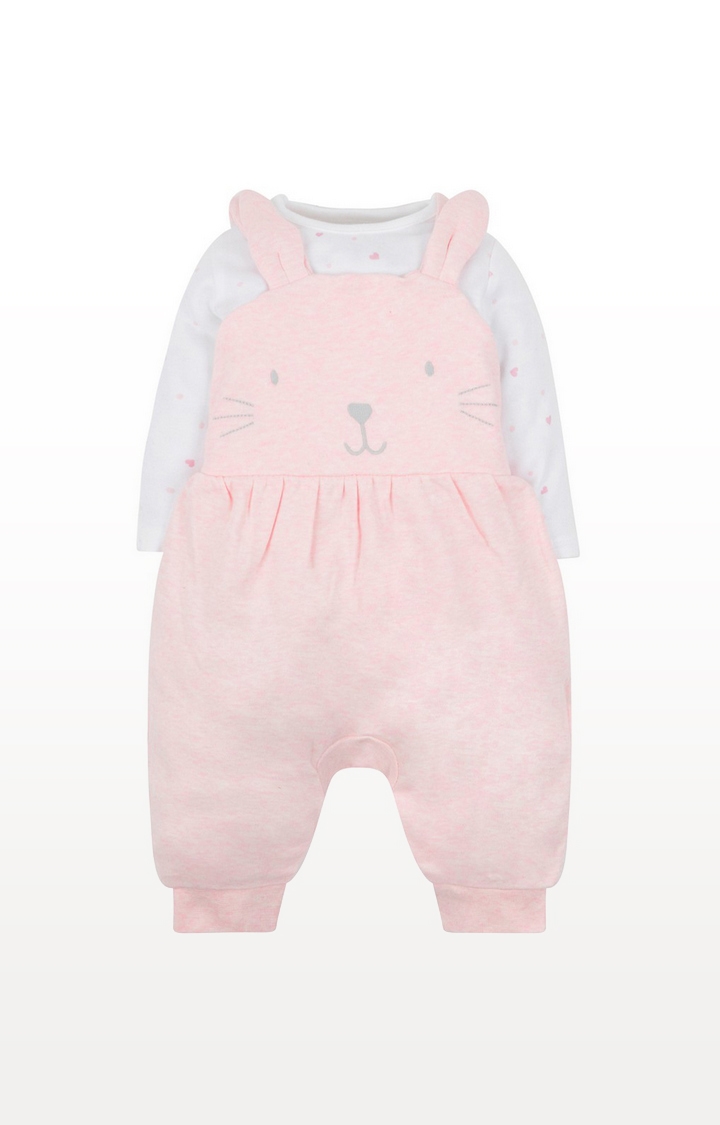 Mothercare | My First Bunny Dungarees And Bodysuit Set