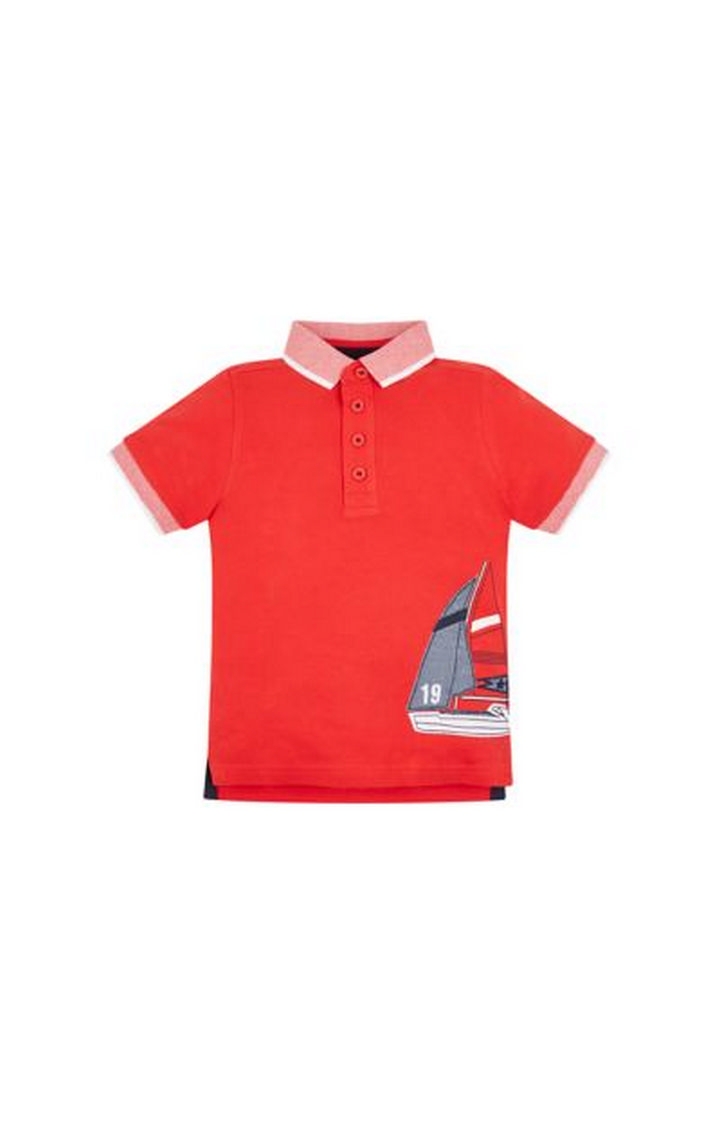 Mothercare | Red Printed T-Shirt