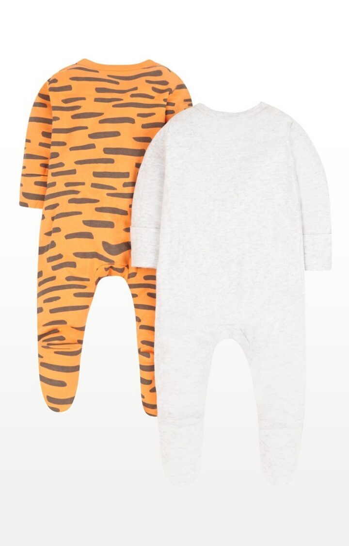 Little Tiger Sleepsuits - Pack of 2