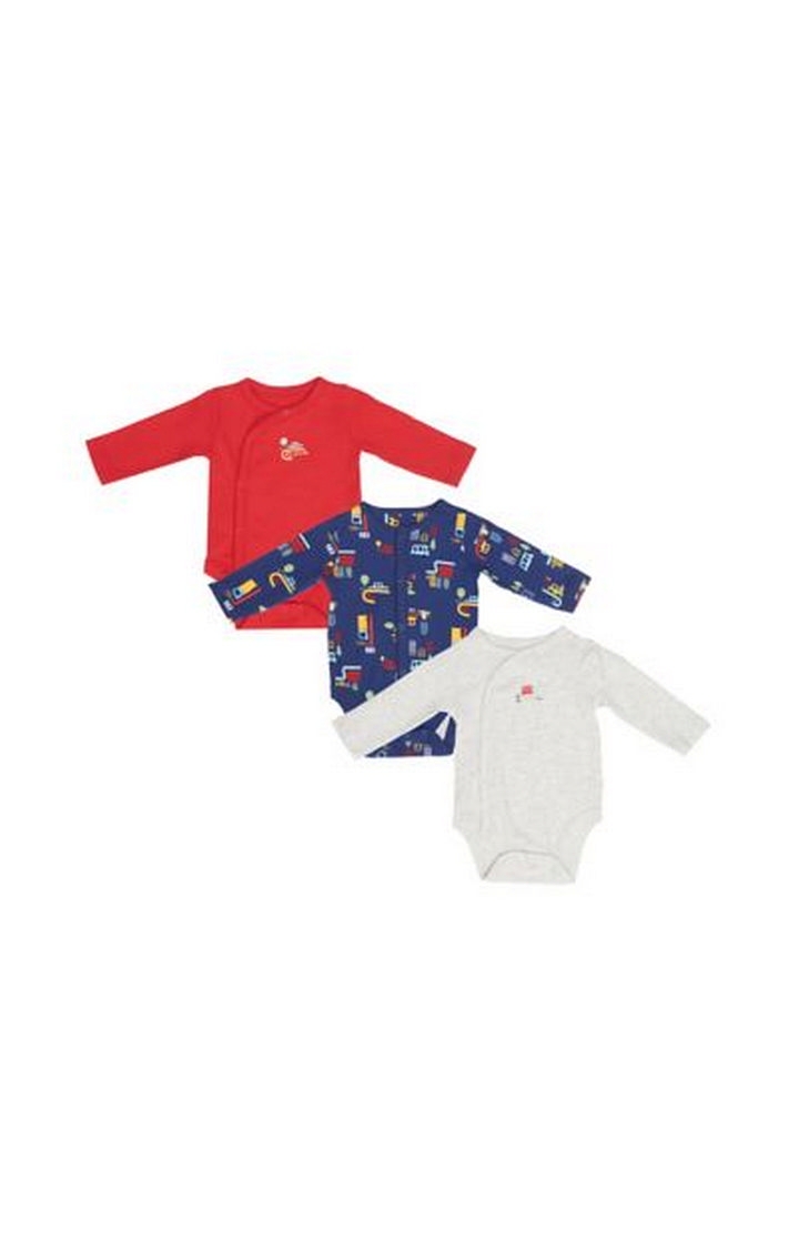 Mothercare | Beep Vehicle Bodysuits - 3 Pack