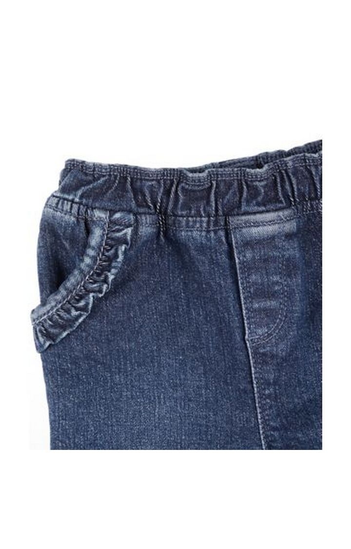 Midwash Ruffle Jeans