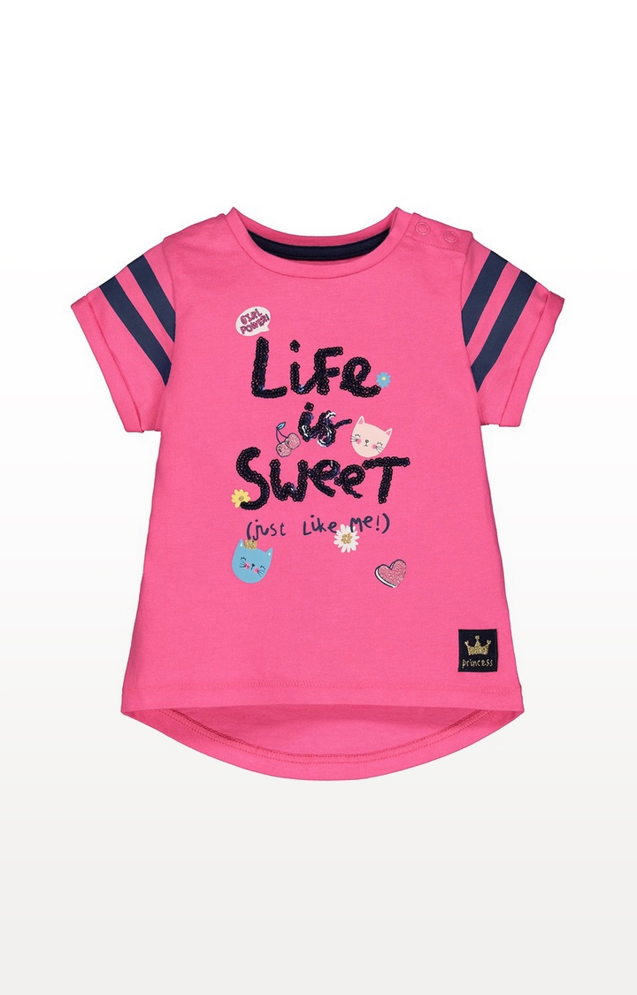 Mothercare | Pink Life Is Sweet T-Shirt