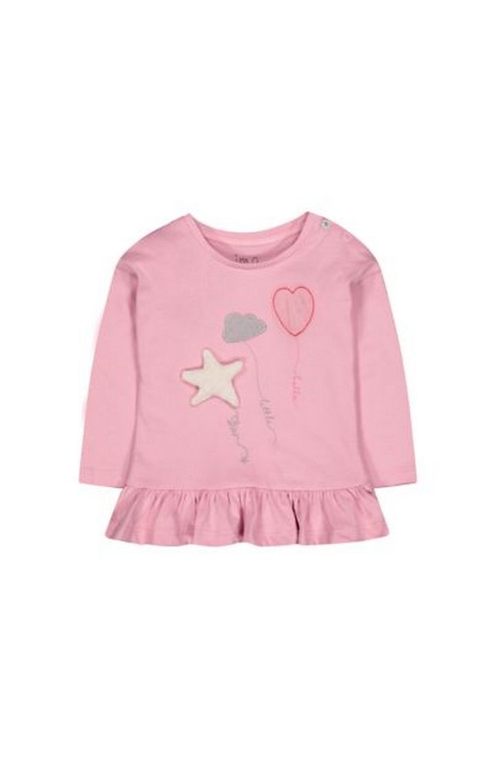 Mothercare | Pink Frill Balloon T-Shirt