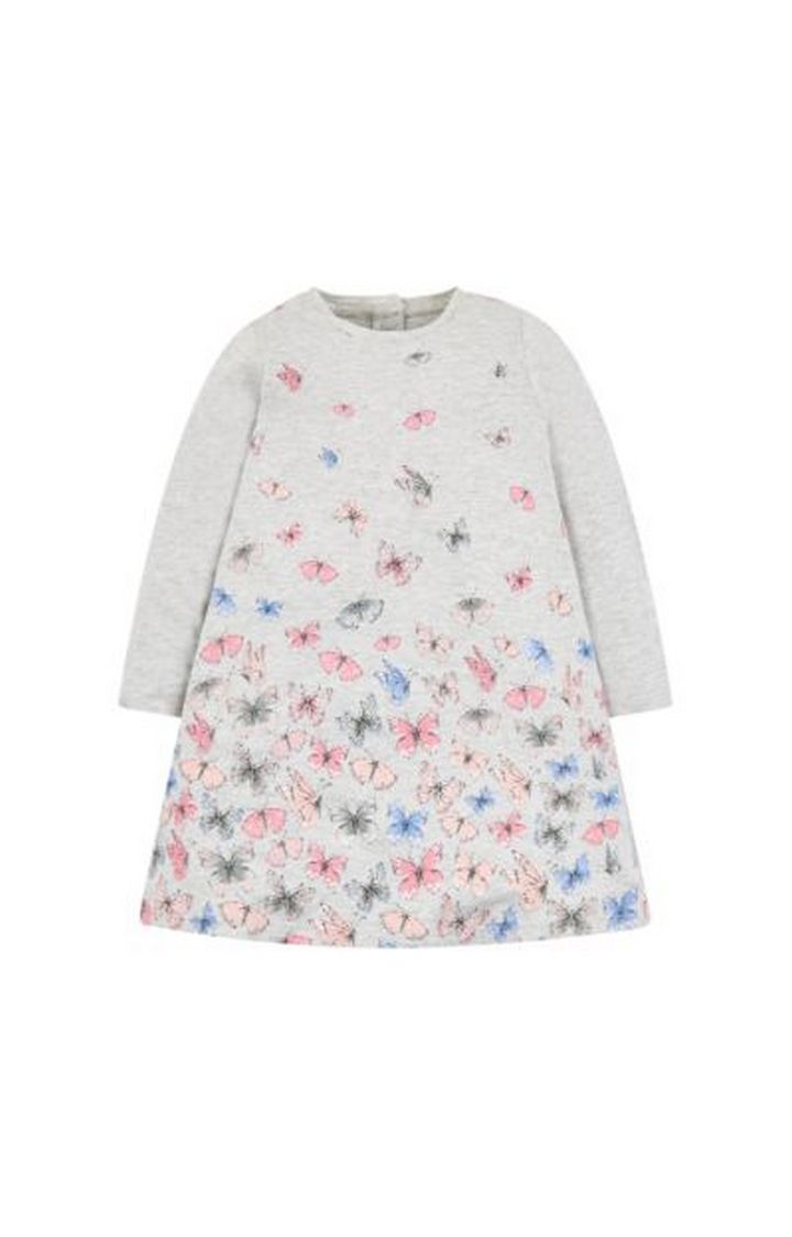 Mothercare | Grey Butterfly Jersey Dress