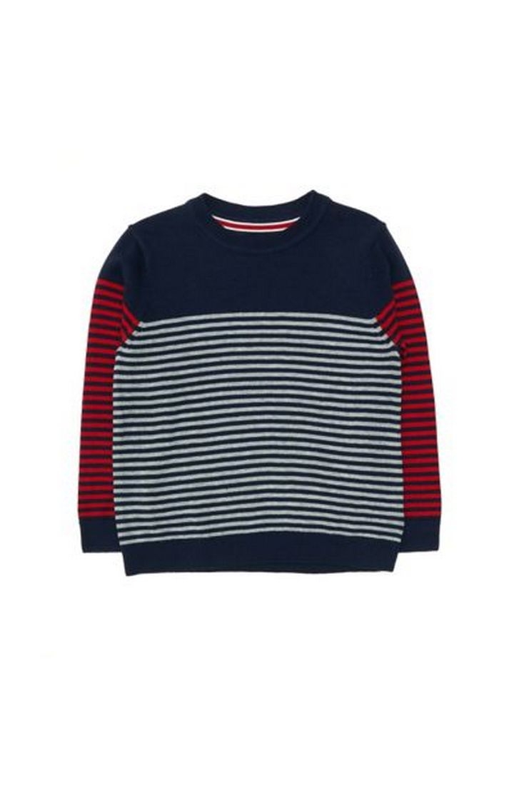 Mothercare | Navy Stripe Knitted Jumper