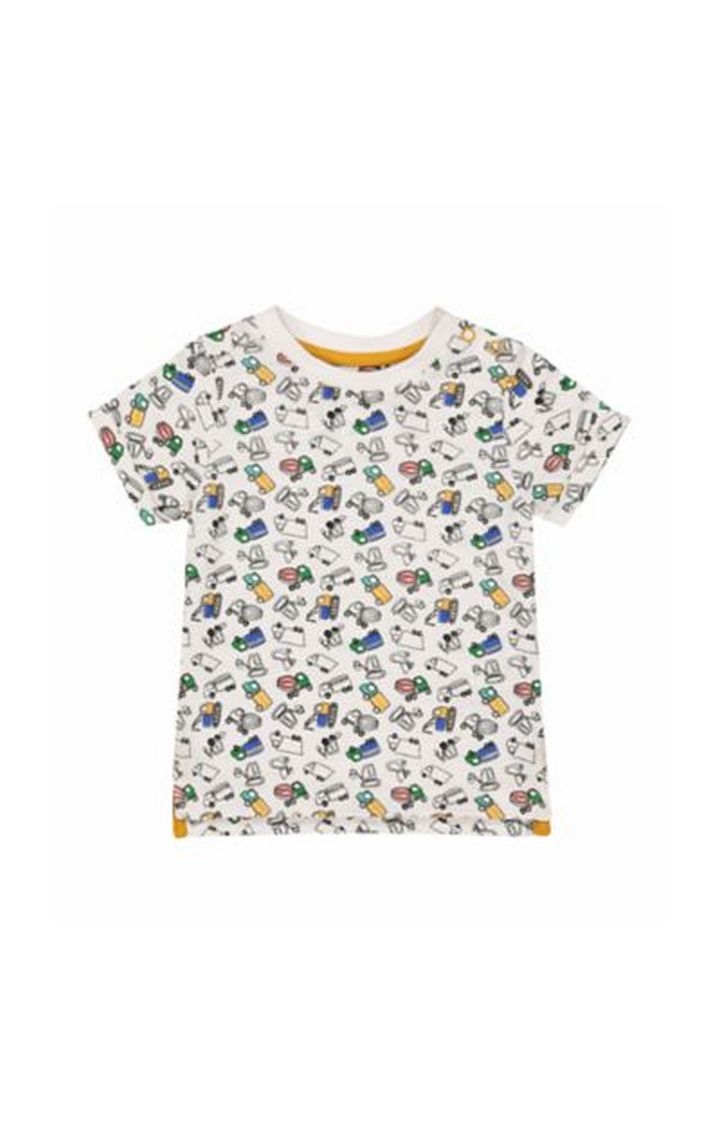 Mothercare | White Truck T-Shirt