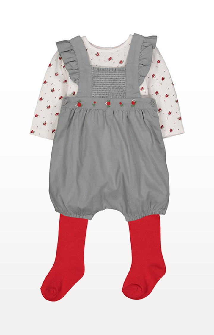 Mothercare | Rose Bibshort Set With Tights