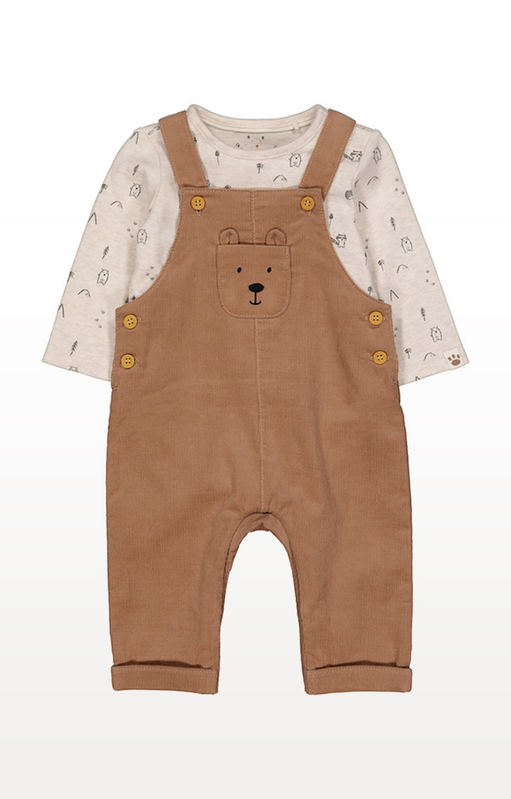 Mothercare | Cord Dungarees And Bodysuit Set