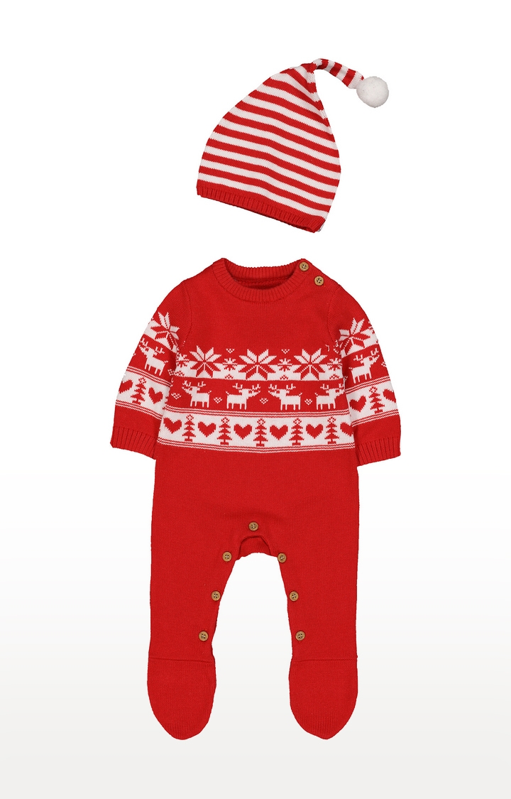 Mothercare | Red Printed Romper