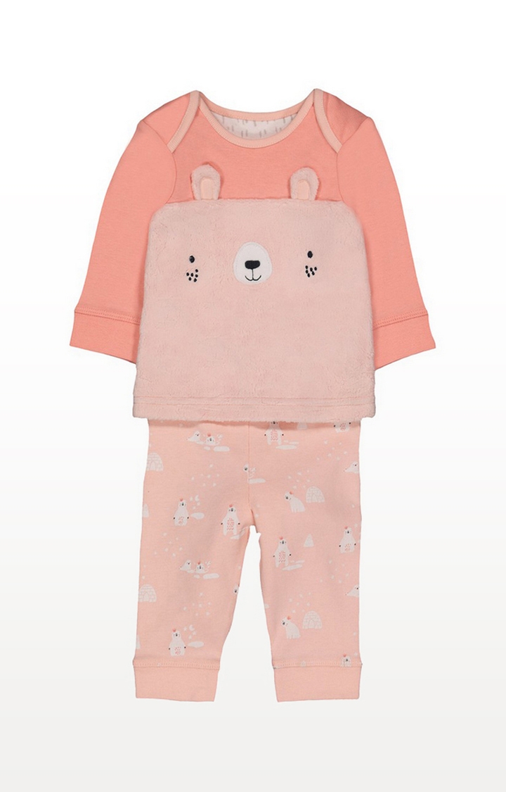 Mothercare | Pink Polar Bear Pyjamas