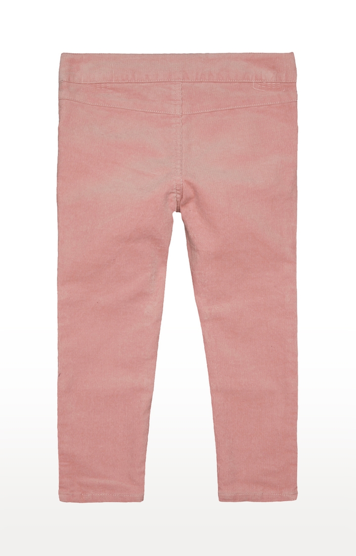 Pink Solid Jeans