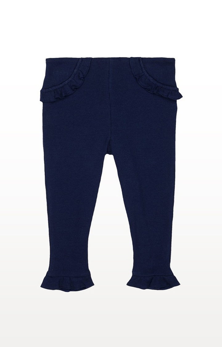 Mothercare | Navy Ribbed Leggings
