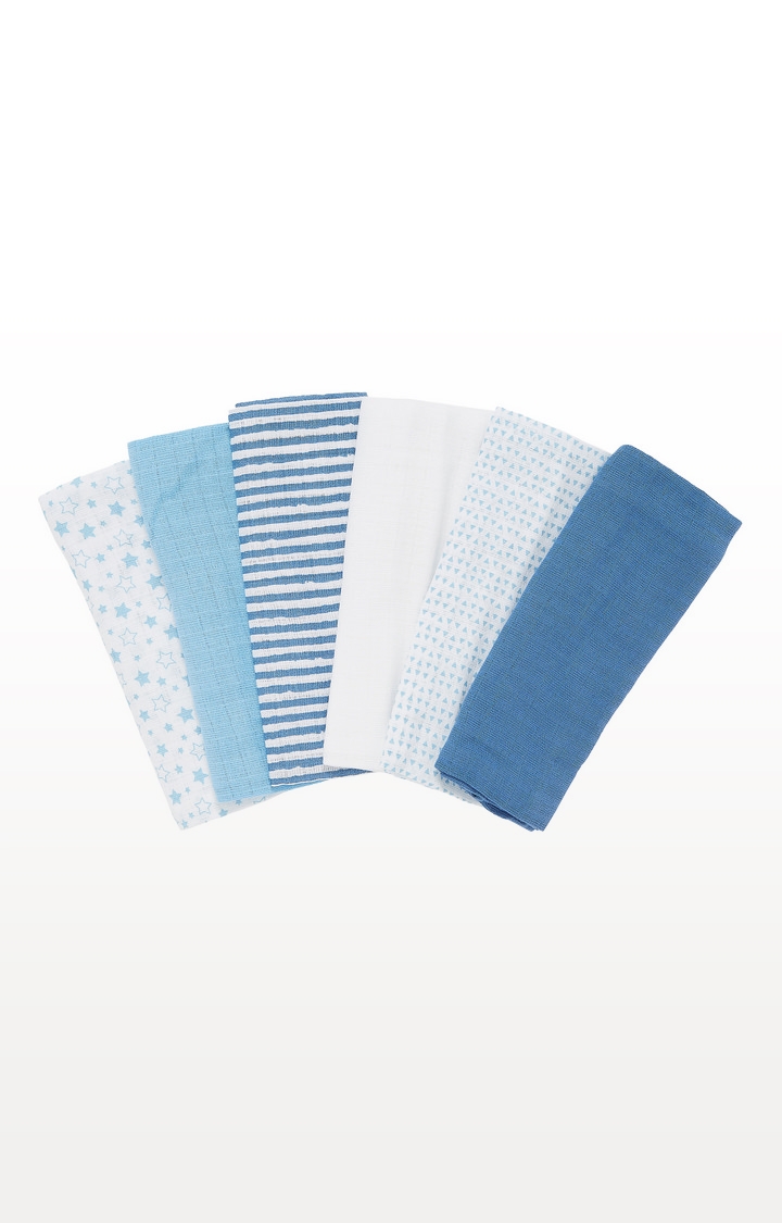 Mothercare | Patterned Muslin Cloths - Pack of 6