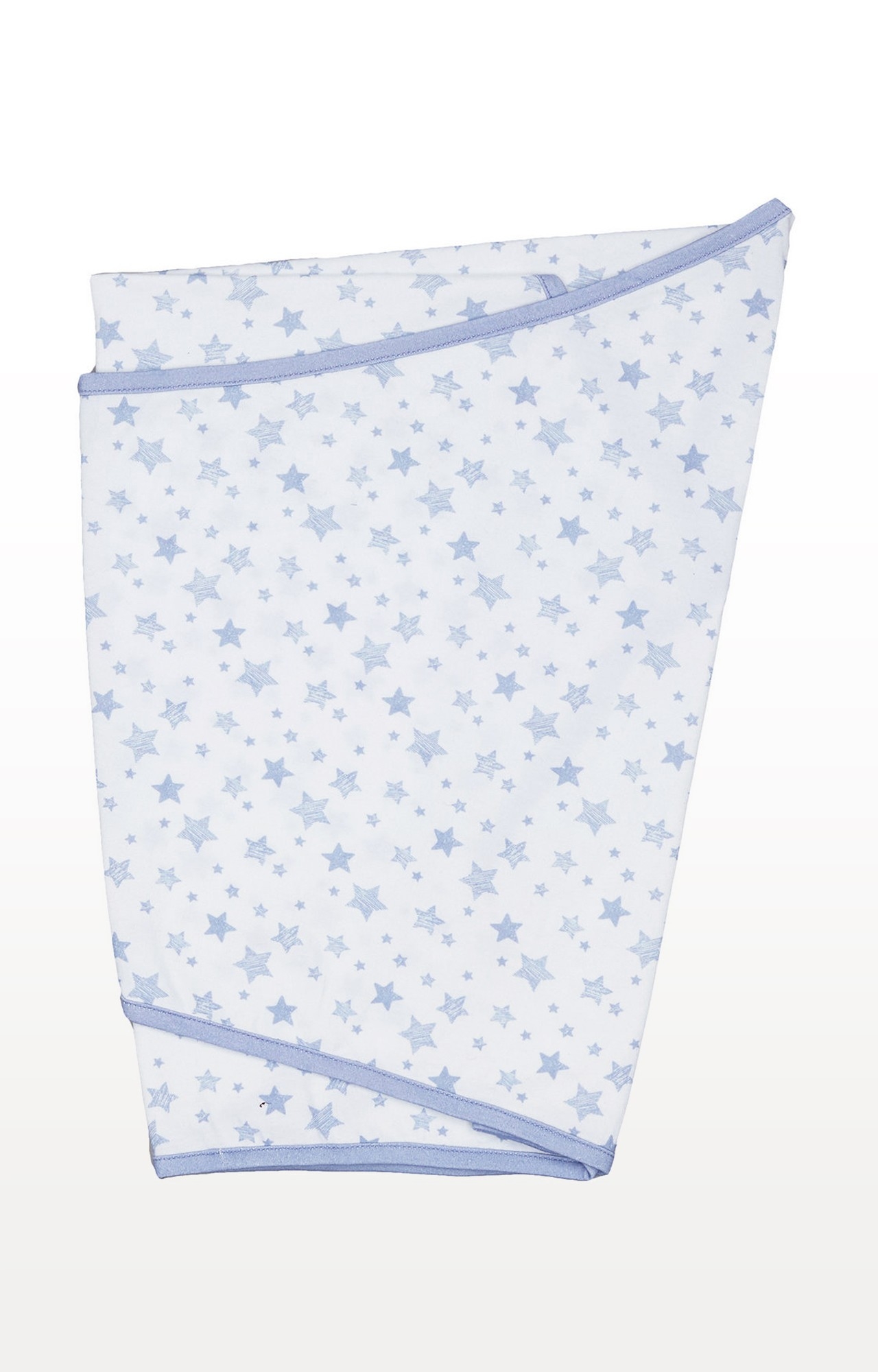 Mothercare | Blue Essential Cotton Swaddling Blanket