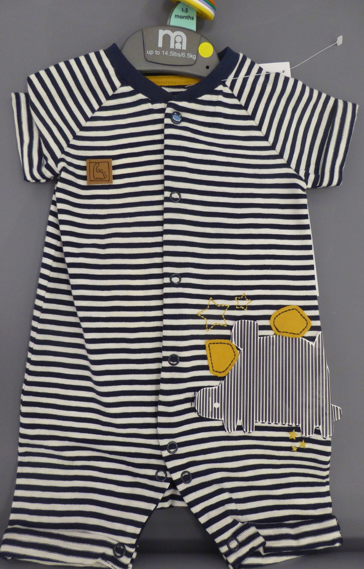 Mothercare | Navy Striped Romper