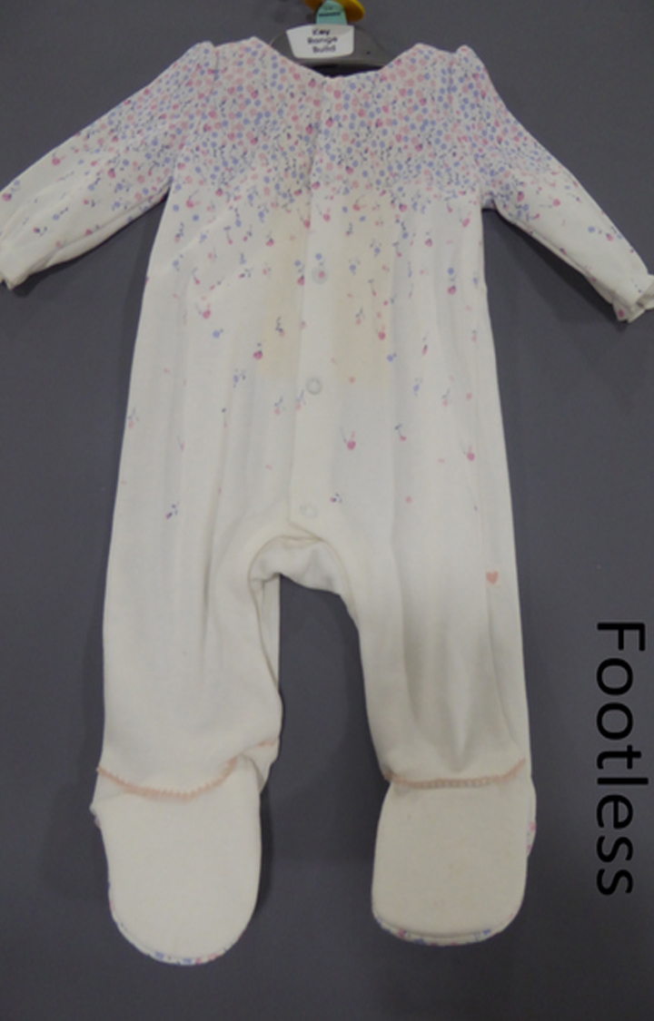 Mothercare | Off White Printed Romper