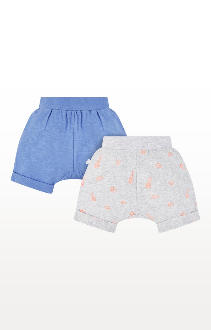Mothercare | Jungle And Blue Shorts 2 Pack
