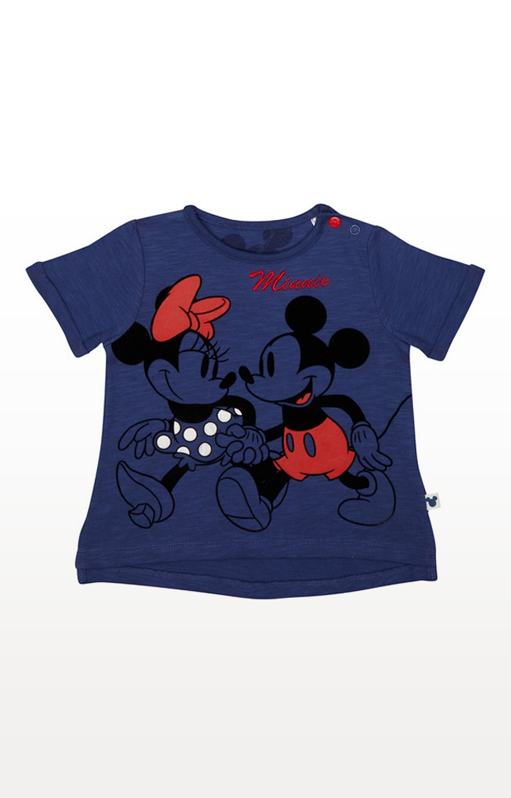 Mothercare | Disney Minnie And Mickey Navy T-Shirt