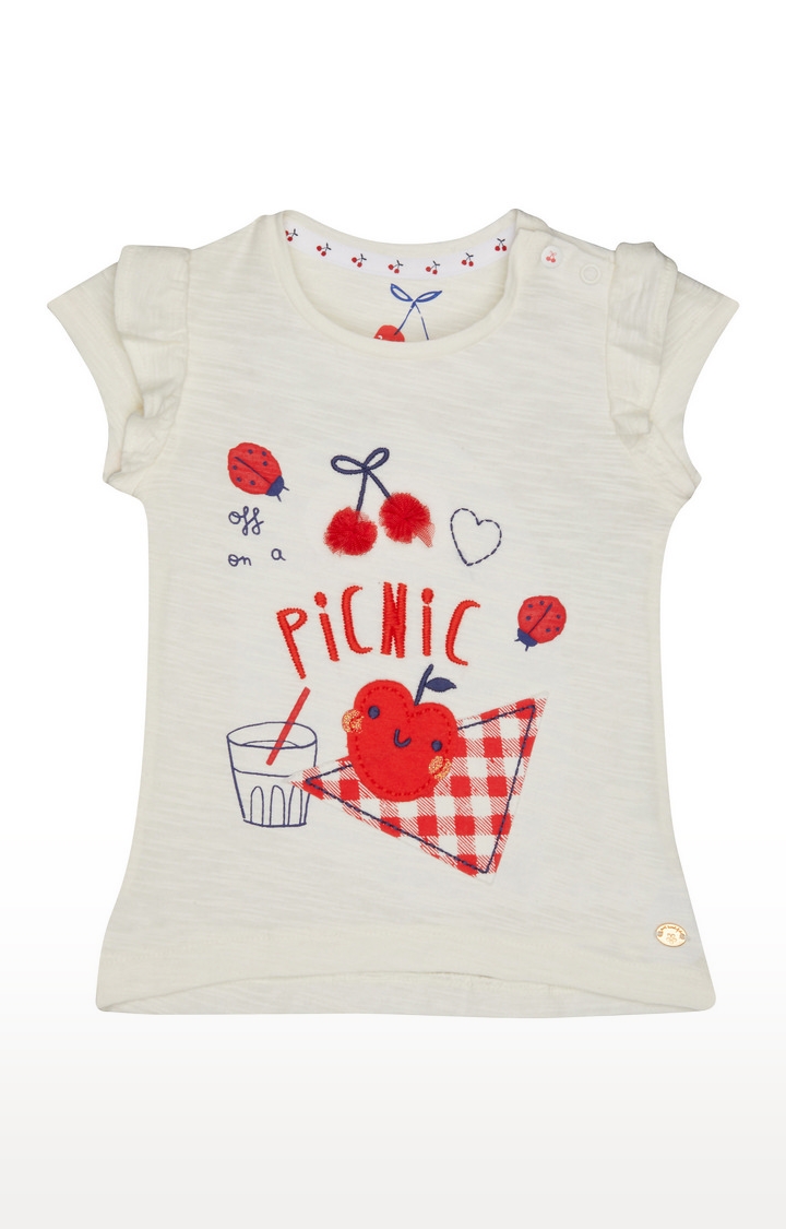 Mothercare | White Printed Top