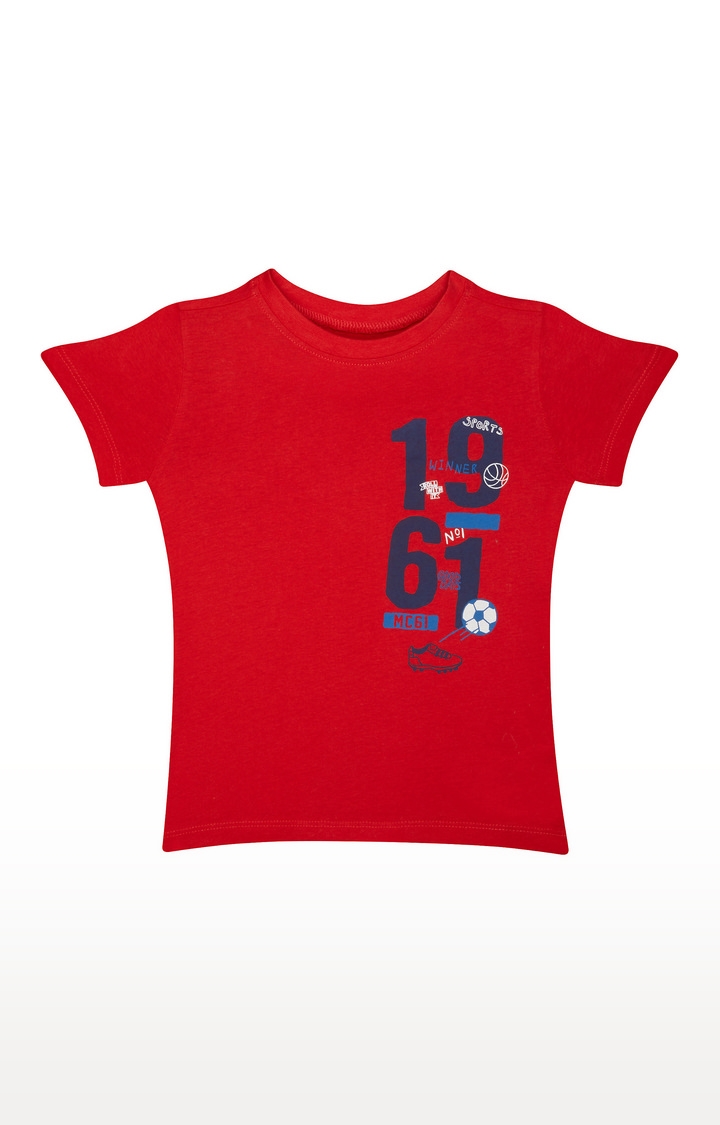 Mothercare | Red Printed T-Shirt