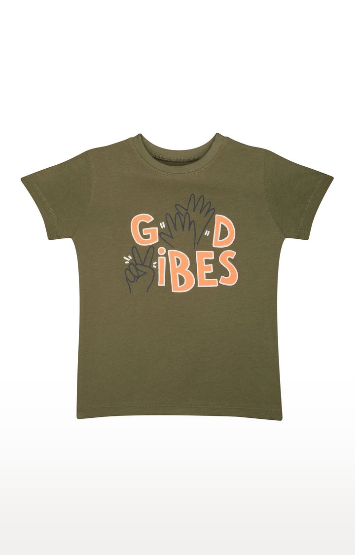 Mothercare | Olive Printed T-Shirt