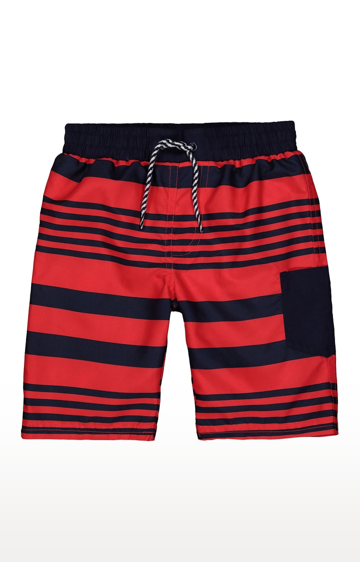 Mothercare | Red and Blue Striped Beachwear Shorts