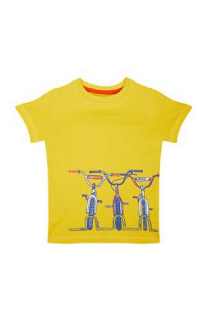 Mothercare | Yellow Printed T-Shirt