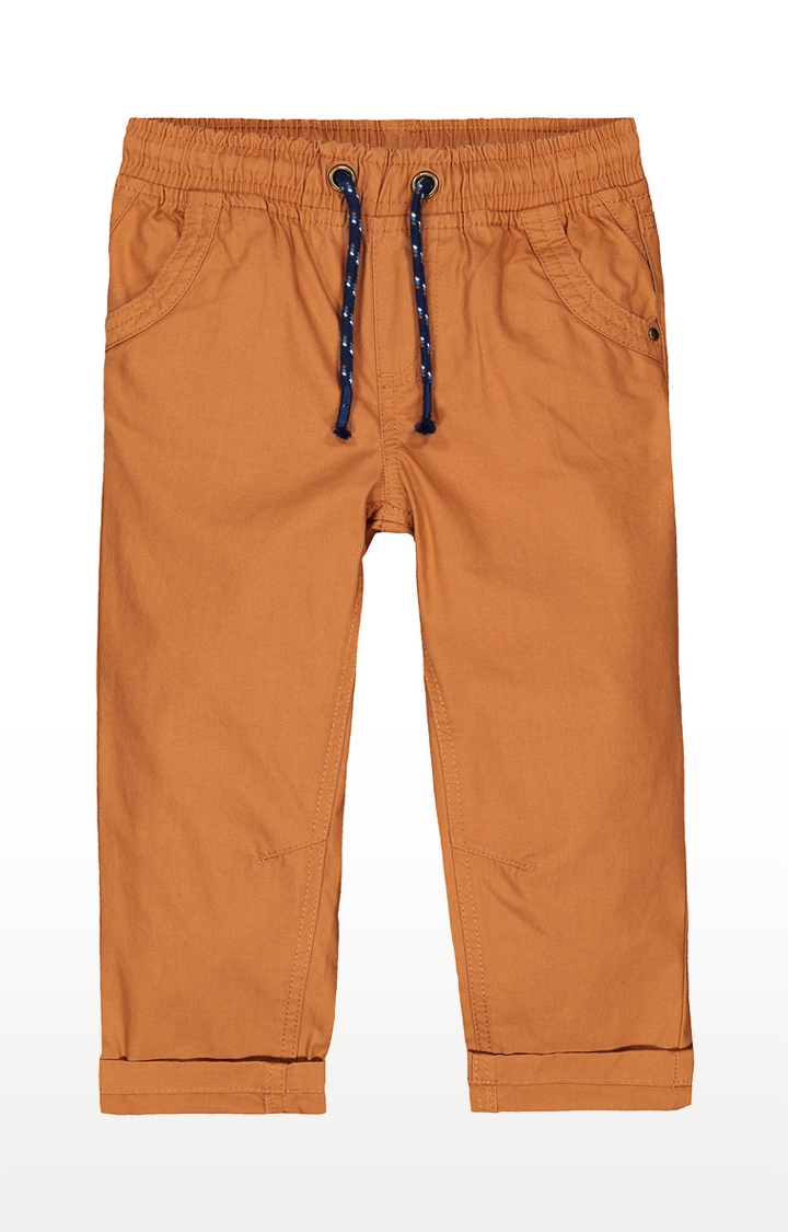 Mothercare | Tan Solid Casual Pants