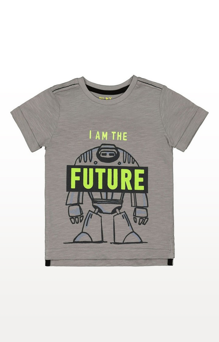 Mothercare | Grey Future Robot T-Shirt