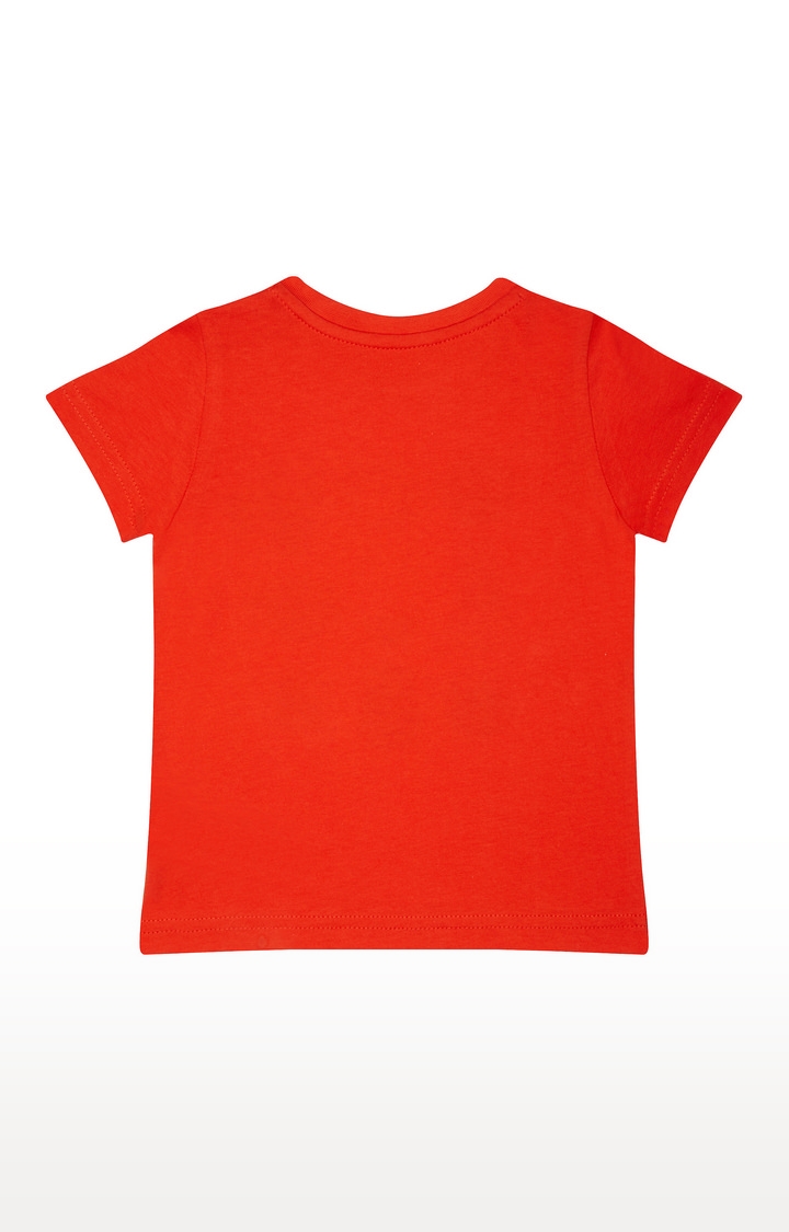 Mothercare | Orange Printed T-Shirt 1