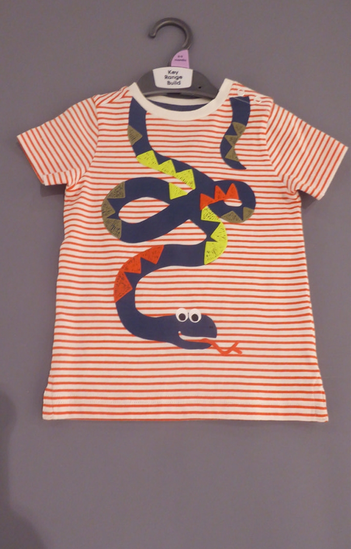Mothercare | Orange Printed T-Shirt