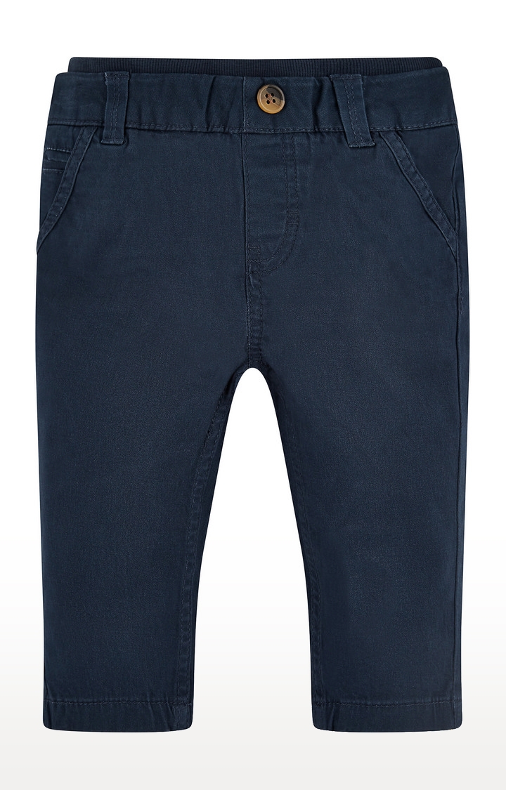 Mothercare | Blue Solid Trousers