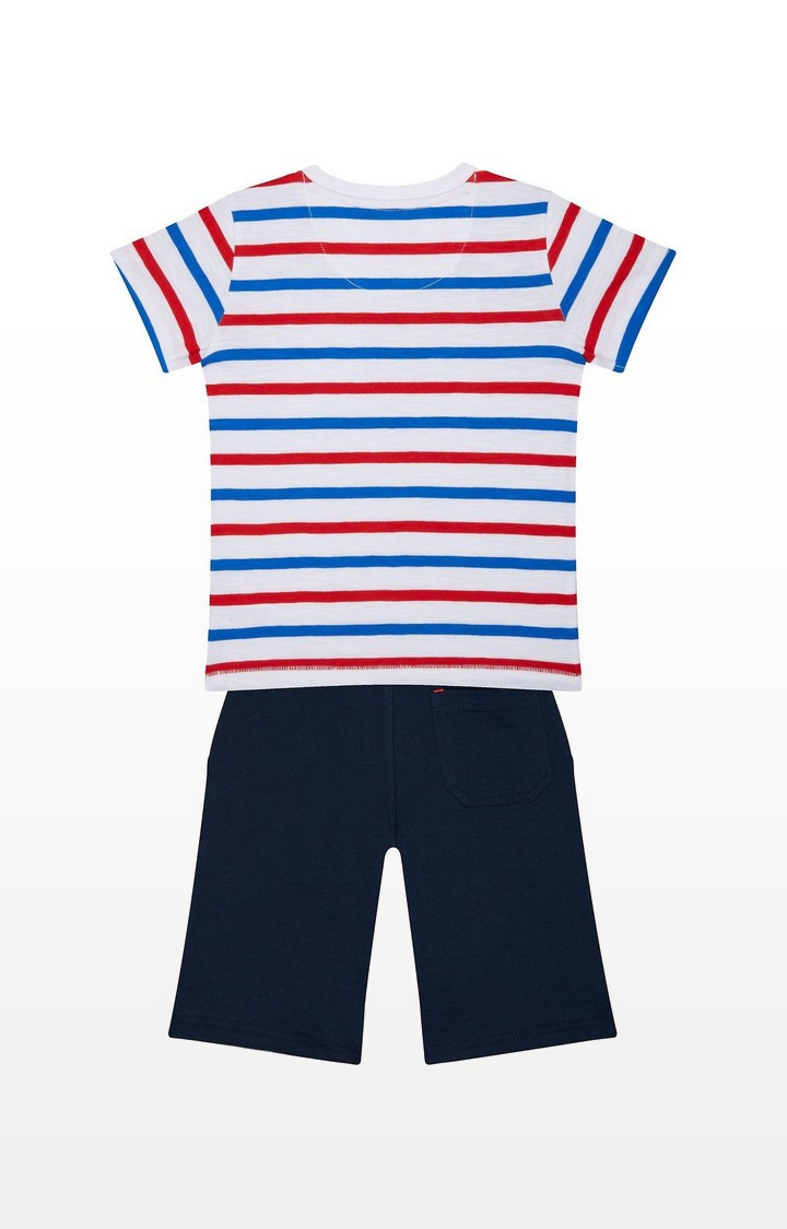 Mothercare | Striped T-Shirt And Shorts Set 1