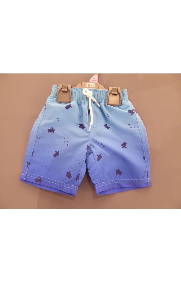Mothercare | Blue Printed Beachwear Shorts