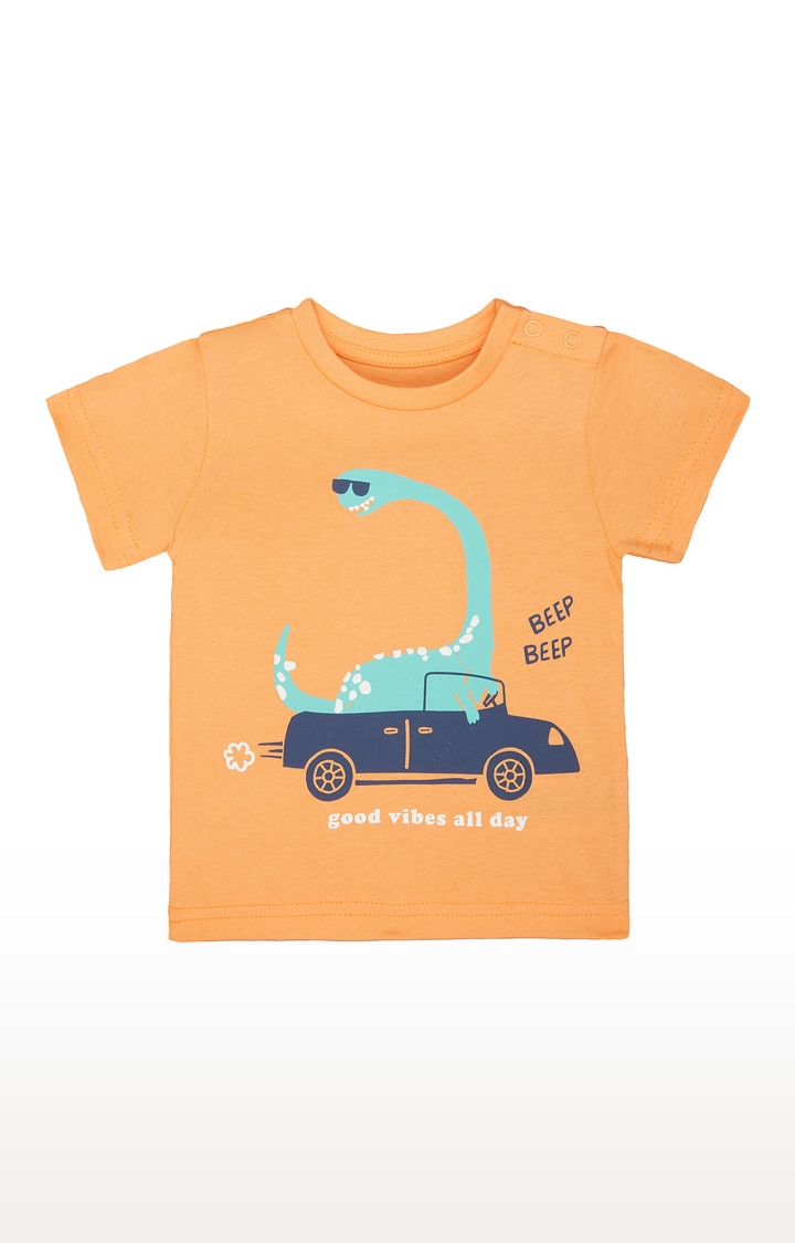 Mothercare | Orange Printed T-Shirt