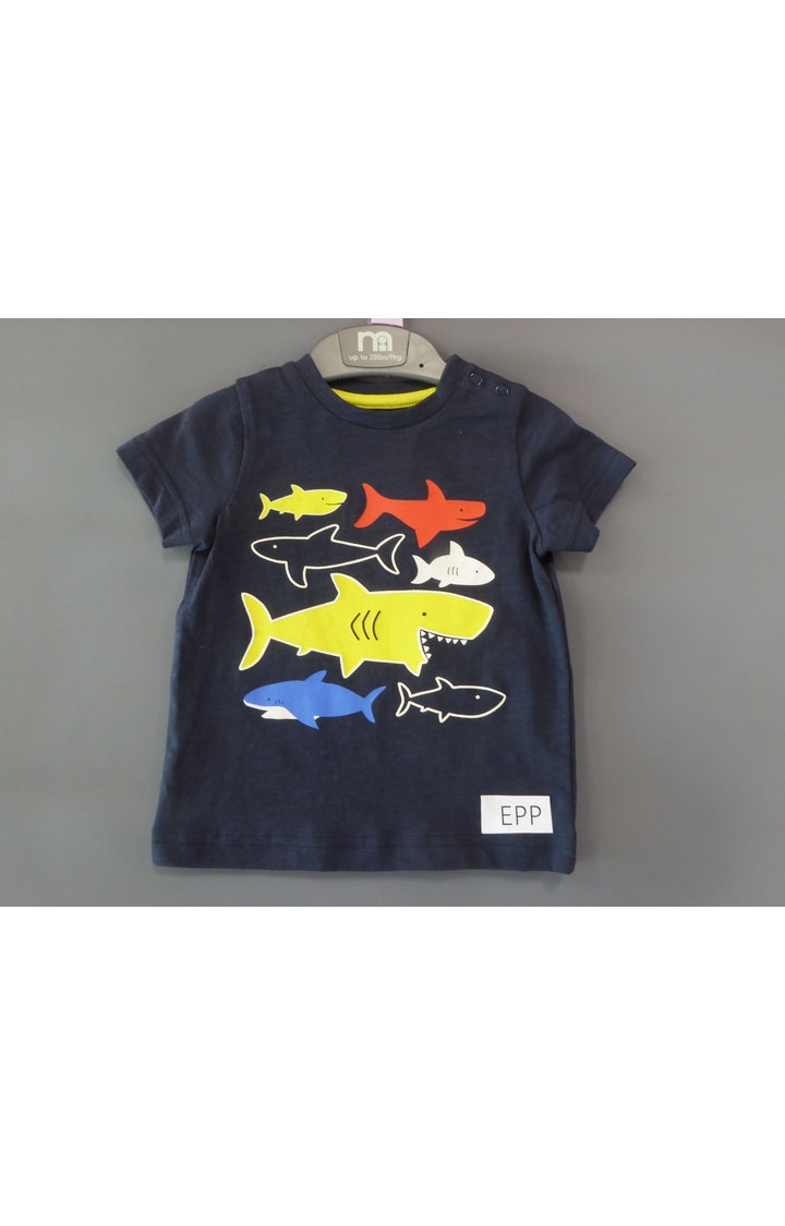 Mothercare | Navy Printed T-Shirt