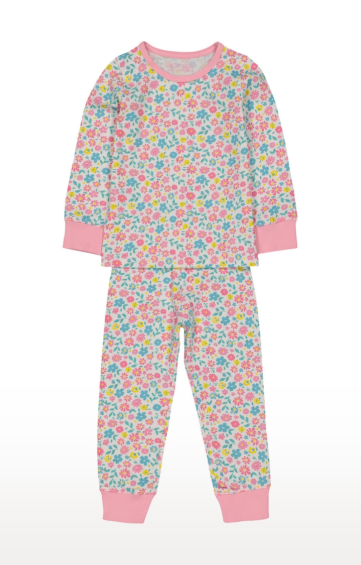 Mothercare | Multicoloured Printed Nightsuitt