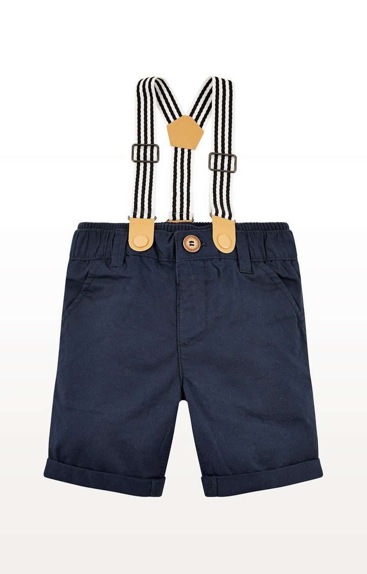 Mothercare | Navy Shorts With Braces