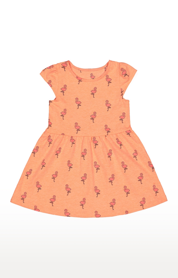 Neon Flamingo Waisted Dress