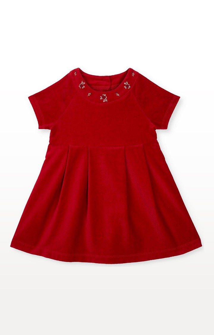 Mothercare | Red Velvet Dress