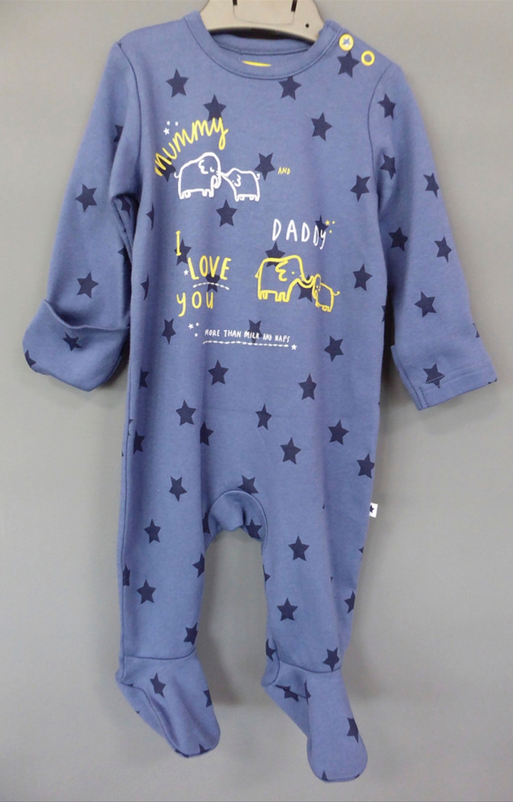 Mothercare | Blue Printed Romper