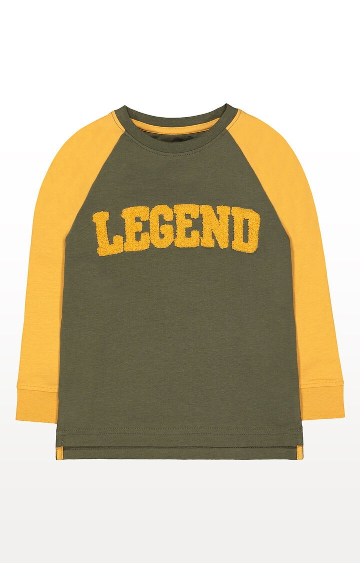 Mothercare | Mustard Legend Raglan T-Shirt