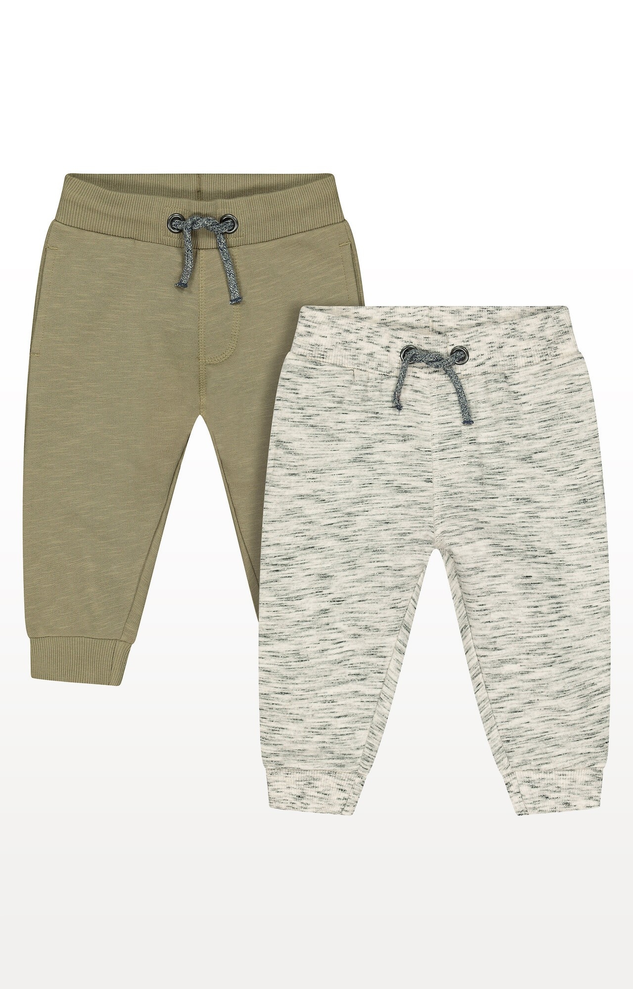 Mothercare | Oat and Khaki Joggers - Pack of 2